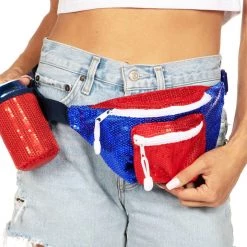 Tipsy Elves Rockets Red Glam Fanny Pack