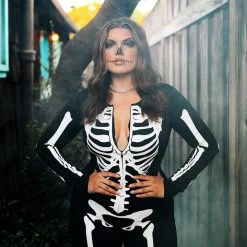 Tipsy Elves Skeleton Bodysuit Costume