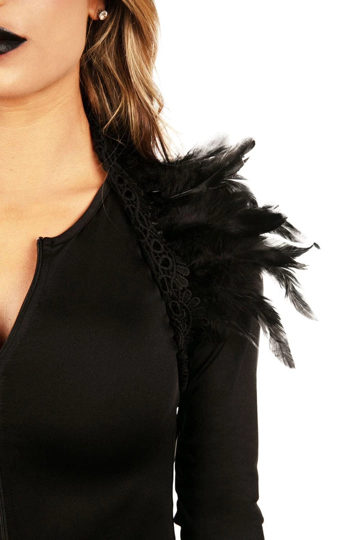 Tipsy Elves Black Raven Costume Women 4 Tipsy Elves Black Raven Costume Women