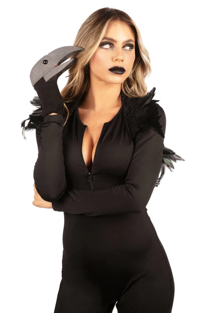 Tipsy Elves Black Raven Costume Women 6 Tipsy Elves Black Raven Costume Women