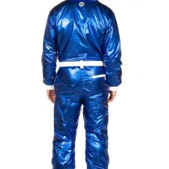 Tipsy Elves Men's Blue Diamond Snow Suit