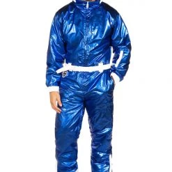 Tipsy Elves Men's Blue Diamond Snow Suit 10 Tipsy Elves Men's Blue Diamond Snow Suit