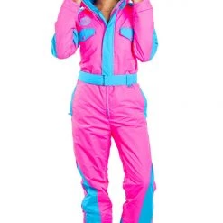 Tipsy Elves Women's Neon Bunny Snow Suit