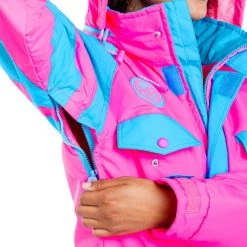Tipsy Elves Women's Neon Bunny Snow Suit
