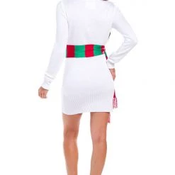 Tipsy Elves Women's Snowman Scarf Sweater Dress 8 Tipsy Elves Women's Snowman Scarf Sweater Dress