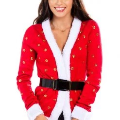 Tipsy Elves Women's Mrs. Claus Cardigan