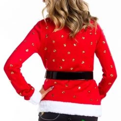 Tipsy Elves Women's Mrs. Claus Cardigan