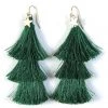 Tipsy Elves Women Christmas Tree Tassel Earrings