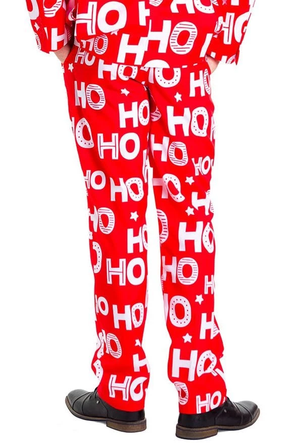 Tipsy Elves Ho Ho Holla Suit Pants Men 2 Tipsy Elves Ho Ho Holla Suit Pants Men