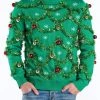 Tipsy Elves Men's Gaudy Garland Ugly Christmas Sweater
