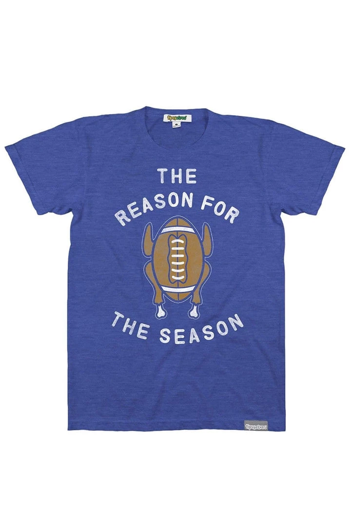 Tipsy Elves Men's Reason For The Season Turkey Tee 1 Tipsy Elves Men's Reason For The Season Turkey Tee