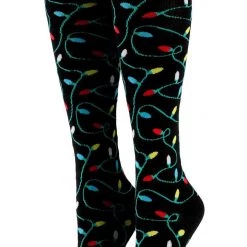 Tipsy Elves Women's String Of Lights Socks