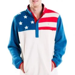 Tipsy Elves Men's Americana Fleece