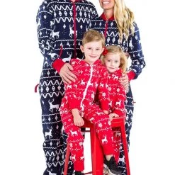 Tipsy Elves Baby / Toddler Red Fair Isle Jumpsuit Holidays & Occasions