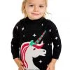 Tipsy Elves Baby / Toddler Christmicorn Ugly Christmas Sweater