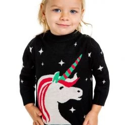 Tipsy Elves Baby / Toddler Christmicorn Ugly Christmas Sweater
