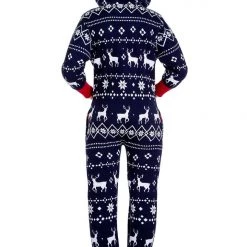 Tipsy Elves Holidays & Occasions Boy's / Girl's Blue Fair Isle Reindeer Jumpsuit