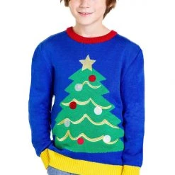 Tipsy Elves Boy's / Girl's Tacky Tree Ugly Christmas Sweater Kids & Baby