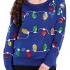 Tipsy Elves Women's Christmas Lights Ugly Christmas Sweater