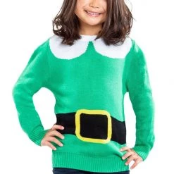 Tipsy Elves Boy's / Girl's Elf Ugly Christmas Sweater Kids & Baby 6 Tipsy Elves Boy's / Girl's Elf Ugly Christmas Sweater Kids & Baby