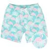 Tipsy Elves Flamingo Stretch Swim Trunks