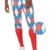 Tipsy Elves Men's American Argyle Golf Knickers With Red Golf Socks
