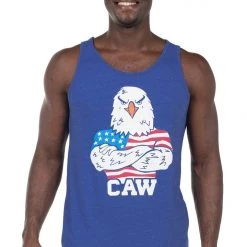 Tipsy Elves Men's Patriotic Caw Tank