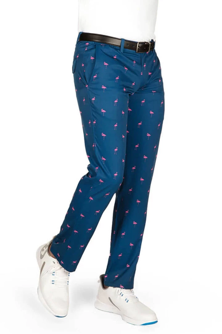 Tipsy Elves Men's Fairway Flamingo Golf Pants 4 Tipsy Elves Men's Fairway Flamingo Golf Pants