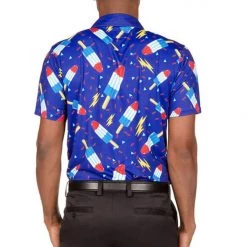Tipsy Elves Patriotic Men's Grand Finale Golf Polo 9 Tipsy Elves Patriotic Men's Grand Finale Golf Polo