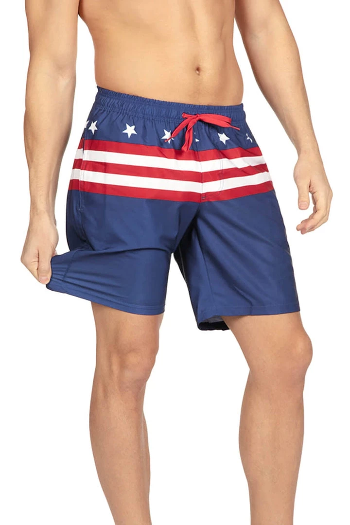 Tipsy Elves Old Glory Stretch Swim Trunks 2 Tipsy Elves Old Glory Stretch Swim Trunks