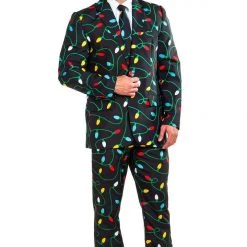 Tipsy Elves Men Tangle Wrangler Blazer W/ Tie
