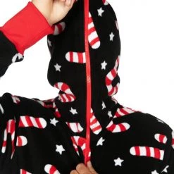 Tipsy Elves Men's Candy Cane Lane Jumpsuit