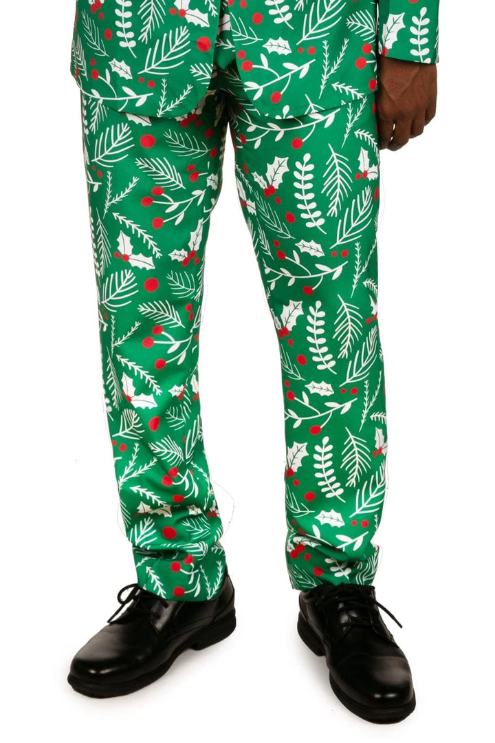 Tipsy Elves Men's Mistletoe Suit Pants 1 Tipsy Elves Men's Mistletoe Suit Pants