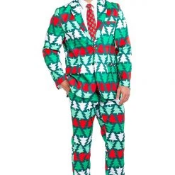Tipsy Elves Men Pine Playboy Blazer W/ Tie