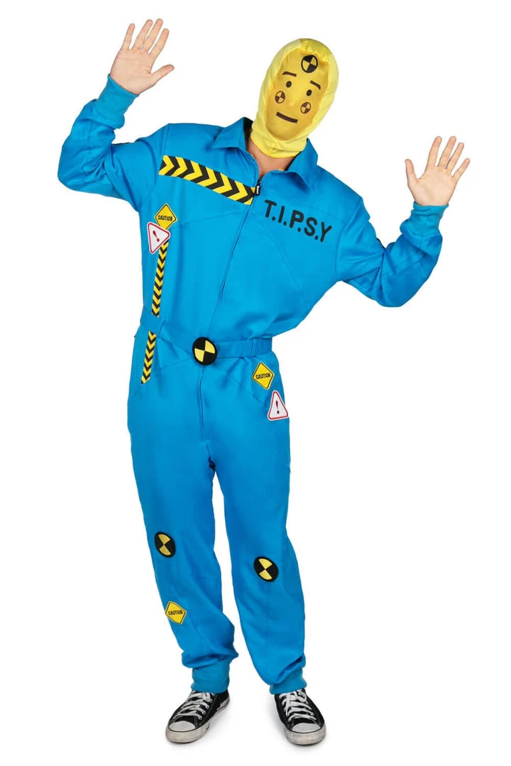 Tipsy Elves Men's Crash Test Dummy Costume 1 Tipsy Elves Men's Crash Test Dummy Costume