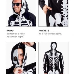 Tipsy Elves Men's Skeleton Costume 9 Tipsy Elves Men's Skeleton Costume
