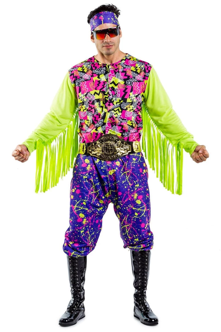 Tipsy Elves Men's Macho Wrestler Costume 3 Tipsy Elves Men's Macho Wrestler Costume