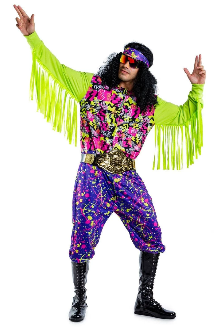Tipsy Elves Men's Macho Wrestler Costume 1 Tipsy Elves Men's Macho Wrestler Costume