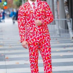 Tipsy Elves Men Power Hour Blazer W/ Tie