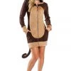Tipsy Elves Women Monkey Costume Dress
