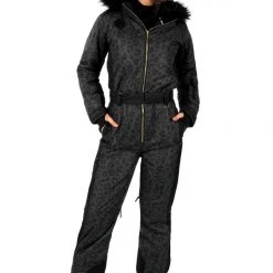 Tipsy Elves Sales 11 Tipsy Elves Women's Midnight Leopard Ski Suit Trending