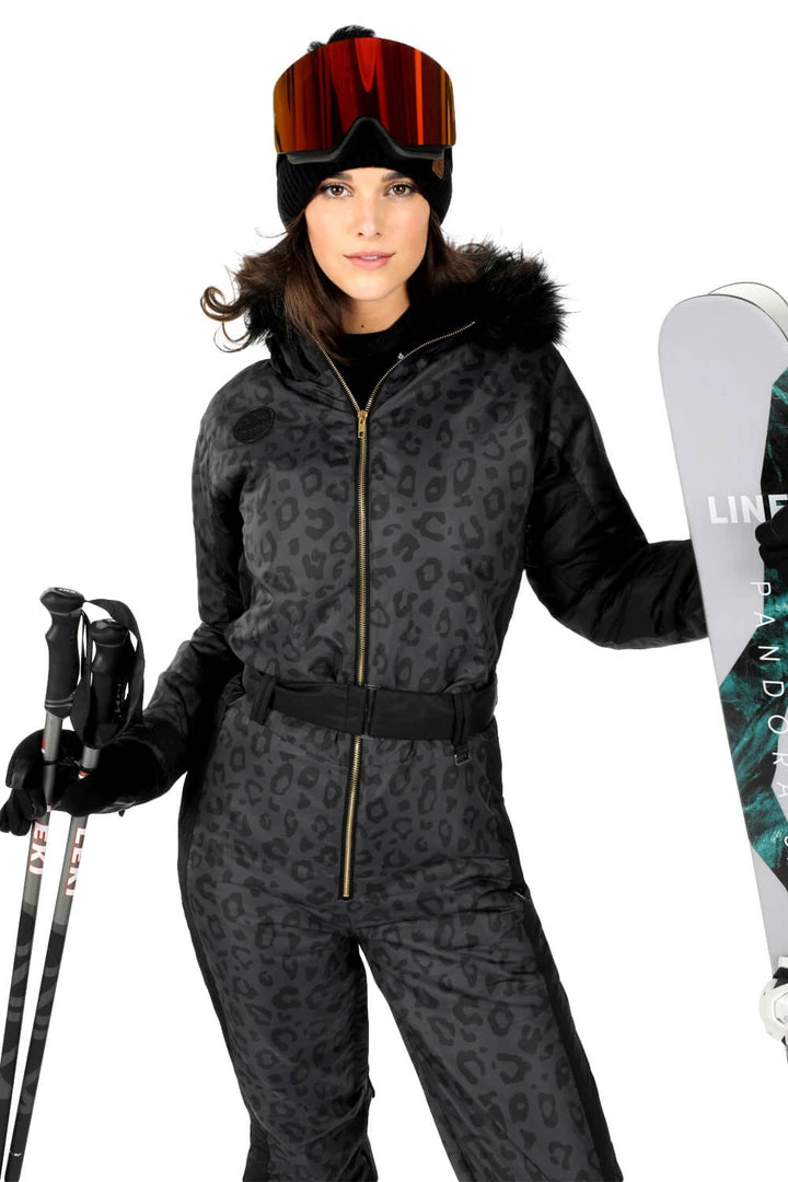 Tipsy Elves Women's Midnight Leopard Ski Suit Trending 2 Tipsy Elves Women's Midnight Leopard Ski Suit Trending