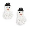 Tipsy Elves Women Beaded Snowman Earrings