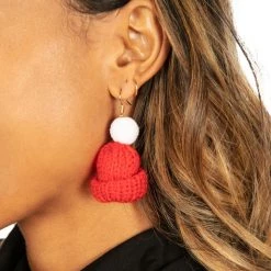 Tipsy Elves Beanie Earrings