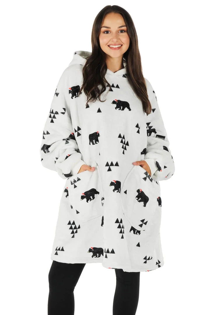 Tipsy Elves Beary Christmas Blanket Hoodie Holidays & Occasions 7 Tipsy Elves Beary Christmas Blanket Hoodie Holidays & Occasions