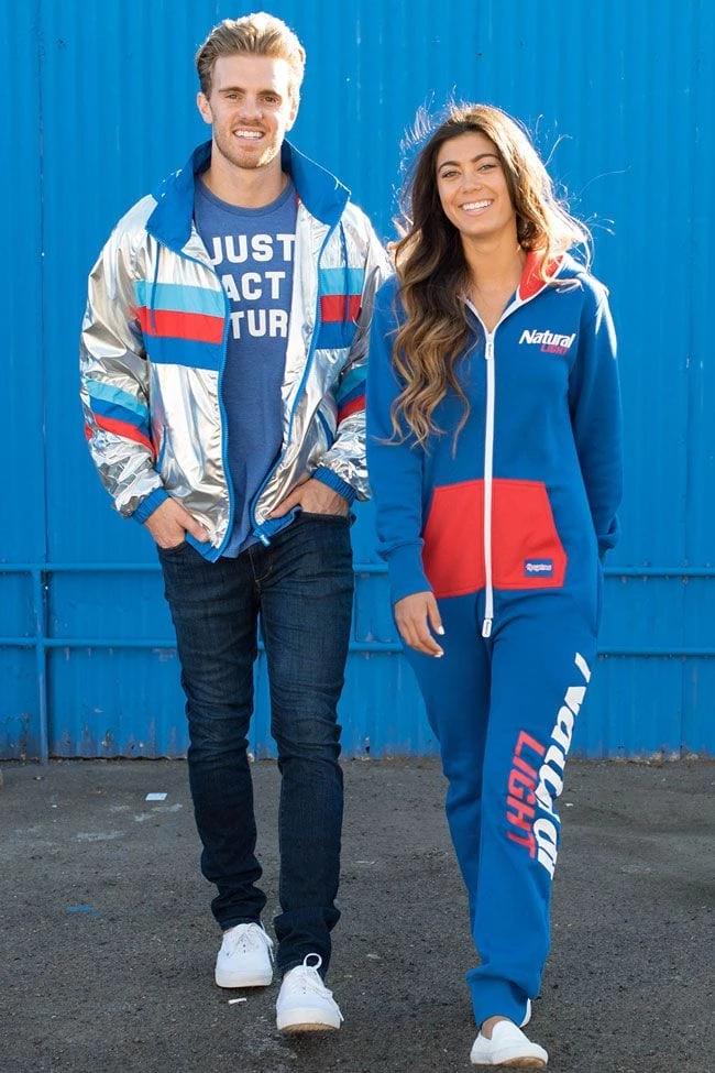 Tipsy Elves Women's Natural Light Racer Jumpsuit 2 Tipsy Elves Women's Natural Light Racer Jumpsuit