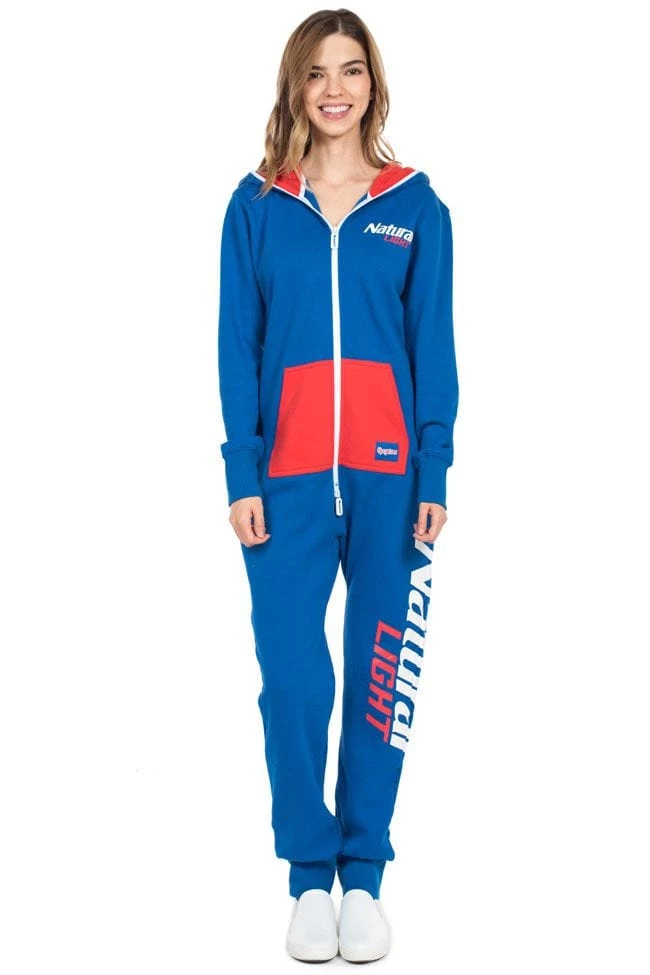 Tipsy Elves Women's Natural Light Racer Jumpsuit 1 Tipsy Elves Women's Natural Light Racer Jumpsuit