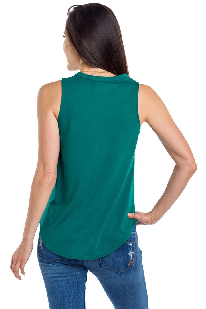 Tipsy Elves Women's Zero Lucks Given Tank Top 3 Tipsy Elves Women's Zero Lucks Given Tank Top