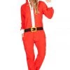 Tipsy Elves Women's Santa Jumpsuit With Fur