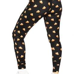 Tipsy Elves Thanksgiving Pie High Waisted Leggings Women